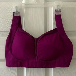 lululemon athletica Wireless Support Bra in Plum